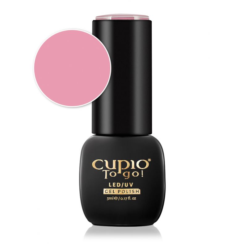Flasche mit Cupio To Go! LED/UV Gel Polish in sanftem Rosa von 5ml