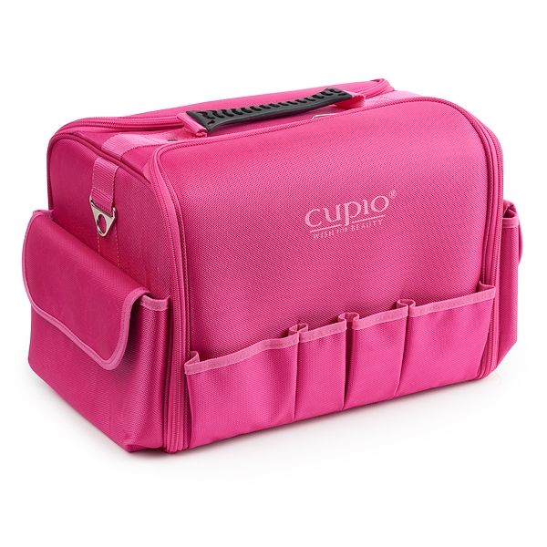 Kosmetik Tasche mit Fächern Pink