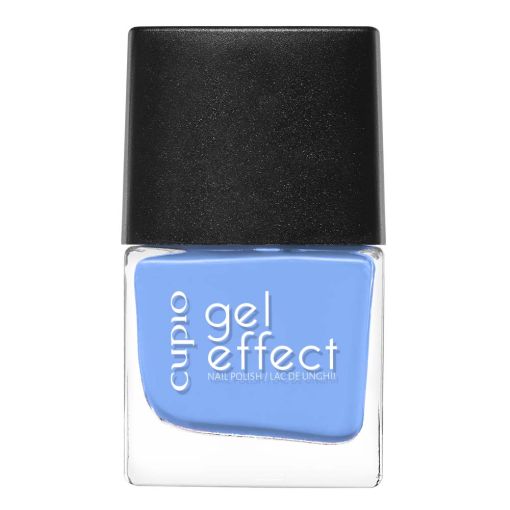 Flasche mit Cupio Gel Effect Nagellack in hellblauer Farbe
