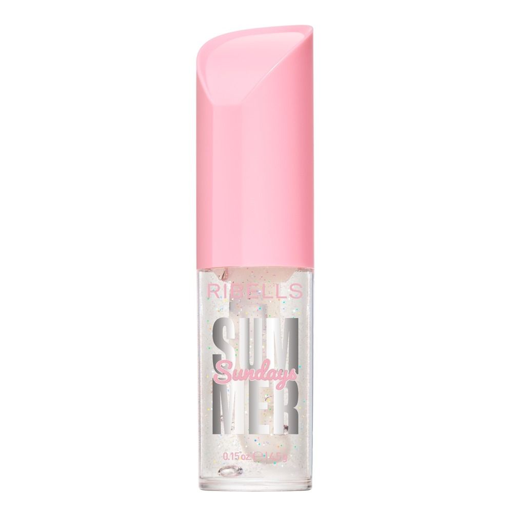 Ribells Summer Sundays Lipgloss in einer transparenten Flasche mit pinkem Deckel