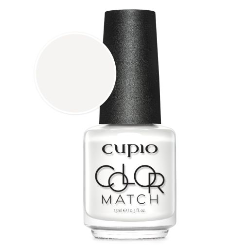 Cupio Color Match Nagellack – Icy White 15 ml