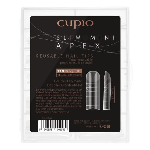 Cupio Tips wiederverwendbar Slim mini Apex set 120 Stück