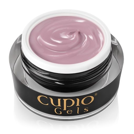 Rosa Nagelgel von Cupio in einem transparenten Glastiegel