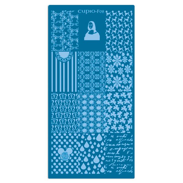 Cupio Stamping Schablone  - F08
