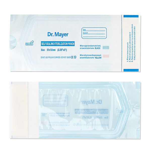 Sterilisationsbeutel - selbstklebend Dr. Mayer 57x130 mm - 200er Set