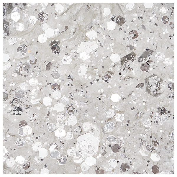 Cupio Pailletten Hexa Effect White