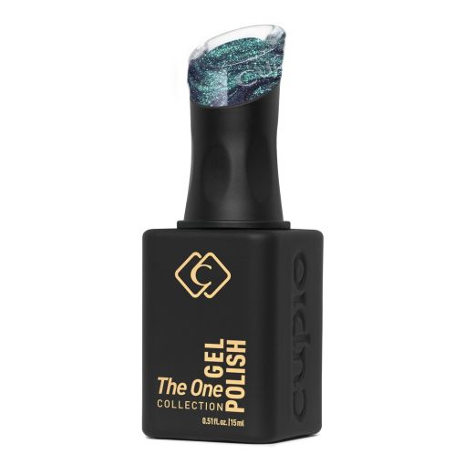 Cupio The One Collection Gel Polish mit türkisem Glitzer