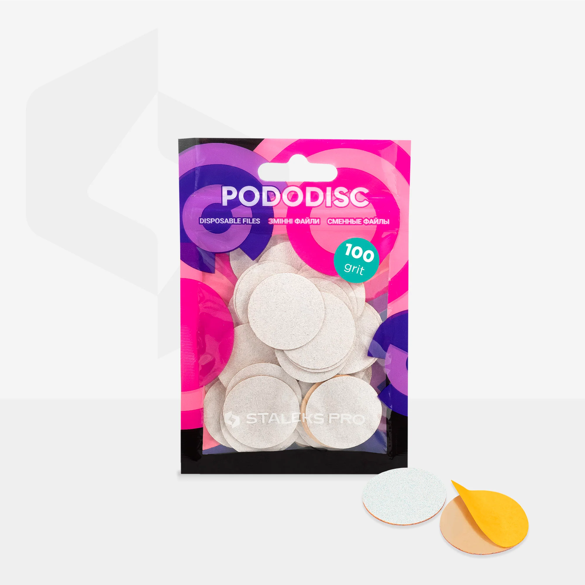 PODODISC Einwegfeilen mit 100 Grit für perfekte Nagelpflege und Fußpflege