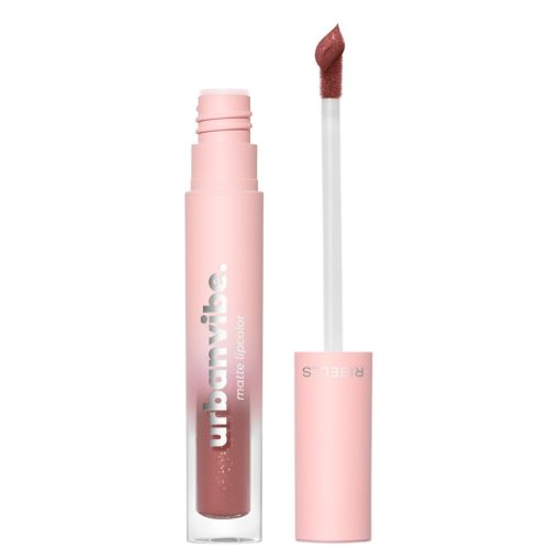Matt Lipgloss von Urban Vibe mit Applikator in zartem Rosa