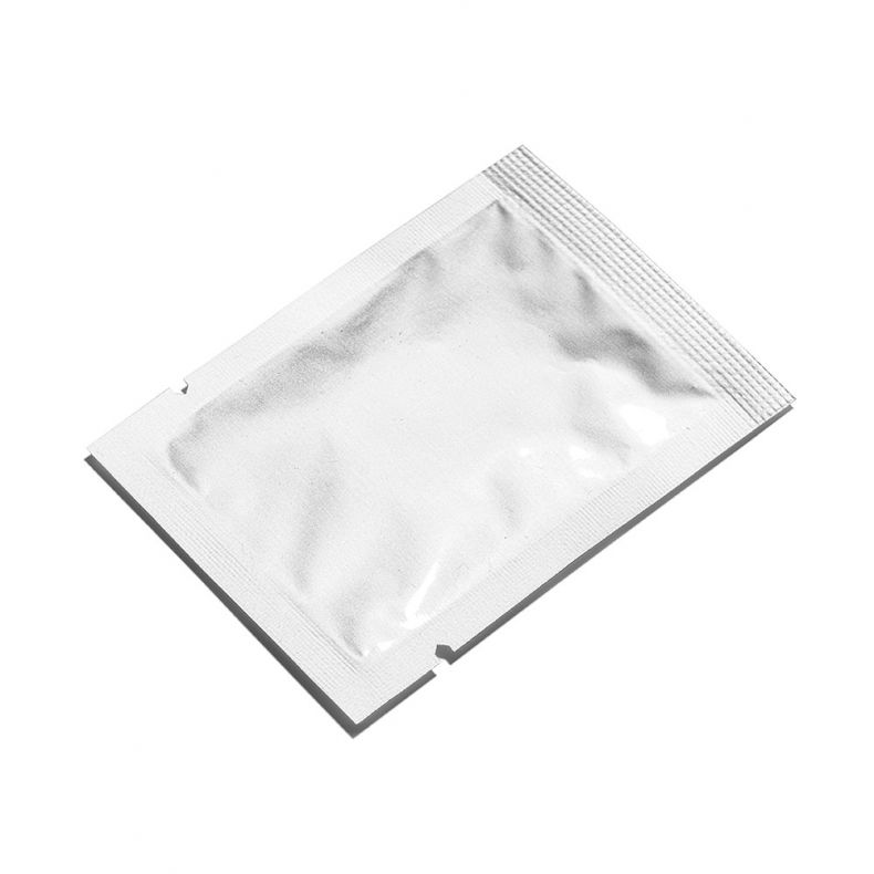 Weiße Verpackung für Pulver oder Probe, neutral und vielseitig einsetzbar