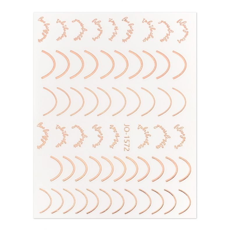 Cupio Sticker für Nägel Roségold JO-1572