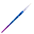Nail Art Unicorn Pinsel 9 mm mit feiner Spitze und blau-violettem Griff für präzise Nailart-Designs