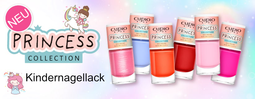 Cupio Nagellack für Kinder Princess Collection 6er Set