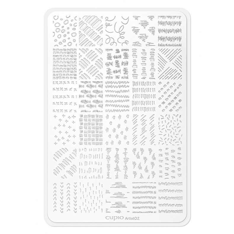 Cupio Stamping Schablone- The Artist 02