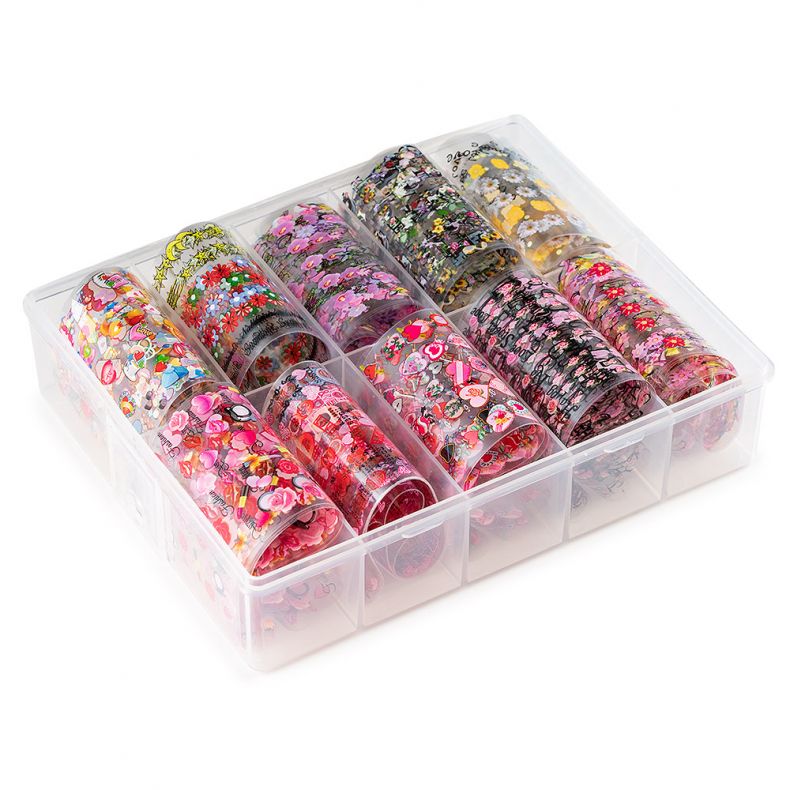 Cupio Transfer Folie 10er Pack - Flowers #20