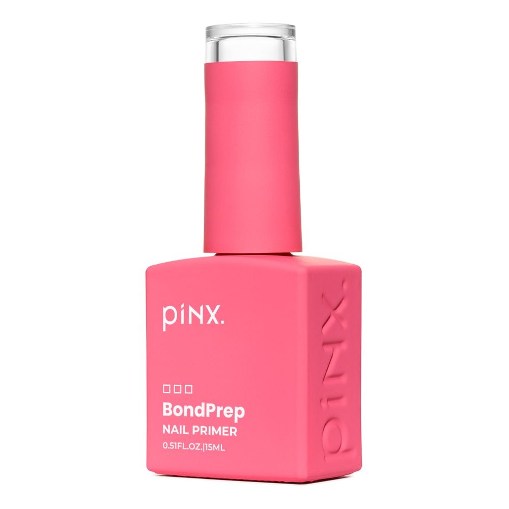 Pinke BondPrep Haftvermittler-Flasche 15 ml von PINX, säurefreier Nail Primer zur Nagelvorbereitung, pH-ausgleichend für starke Haftung bei Gel, Acryl, Acrylgel und Gellack