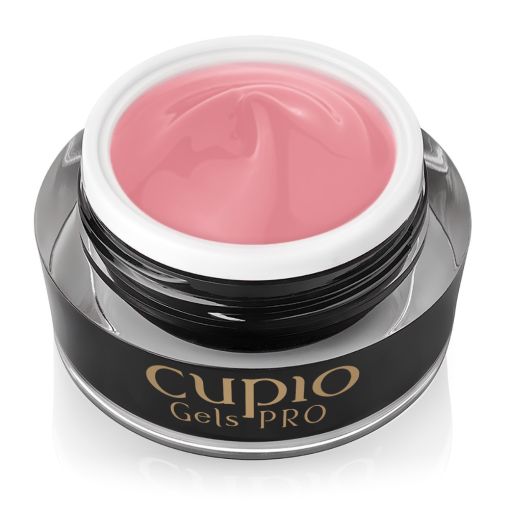 Offenes Glas Cupio Gels PRO pinker Nagelaufbau Gel