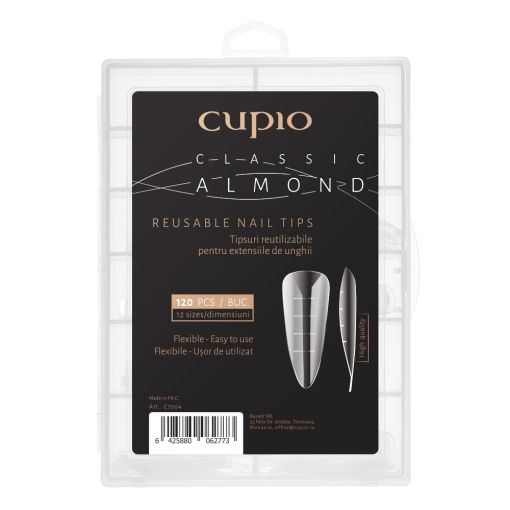 Cupio wiederverwendbare Tips - Classic Almond 120 Stk