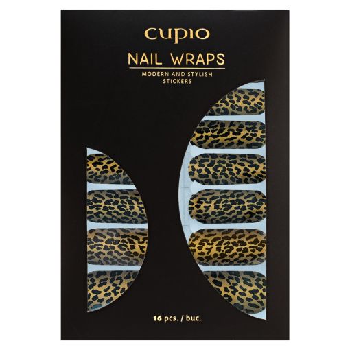 Cupio Nagel Sticker Nail Wrap - Fierce Feline