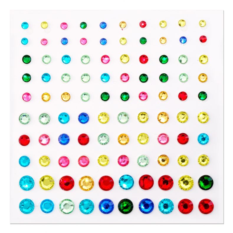 Kristalle für Gesicht und Körper - Mehrfarbige Diamanten
