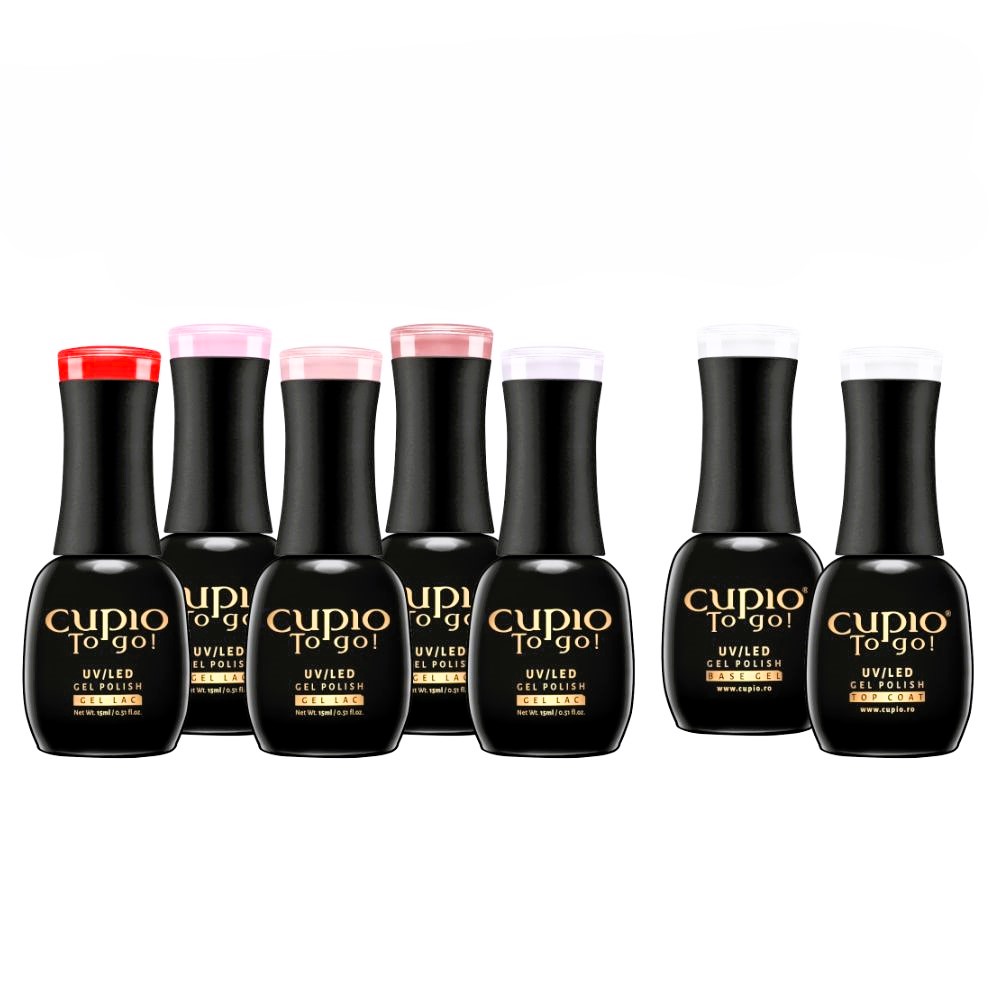 Set mit verschiedenen UV/LED Gel-Lacken von Cupio To Go!