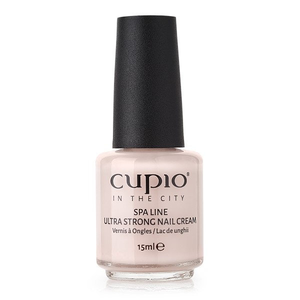 Flasche mit Cupio Ultra Strong Nail Cream in Rosa, 15 ml für starke Nägel