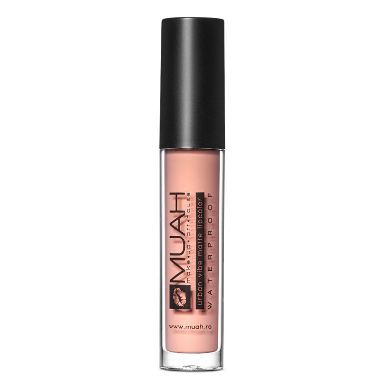 MUHA Urban Vibe Matte Lipcolor, wasserfester Lippenstift für langanhaltende Farbe in Rosé