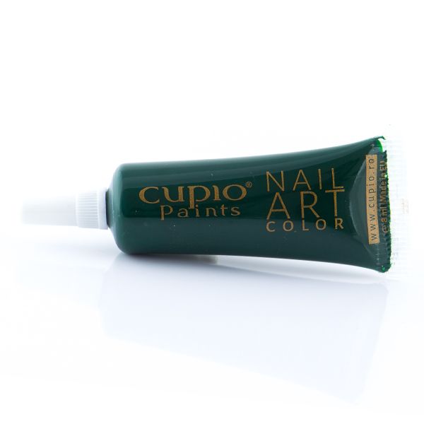 Tube mit Cupio Nail Art Farbe in grün für kreative Nagelgestaltung