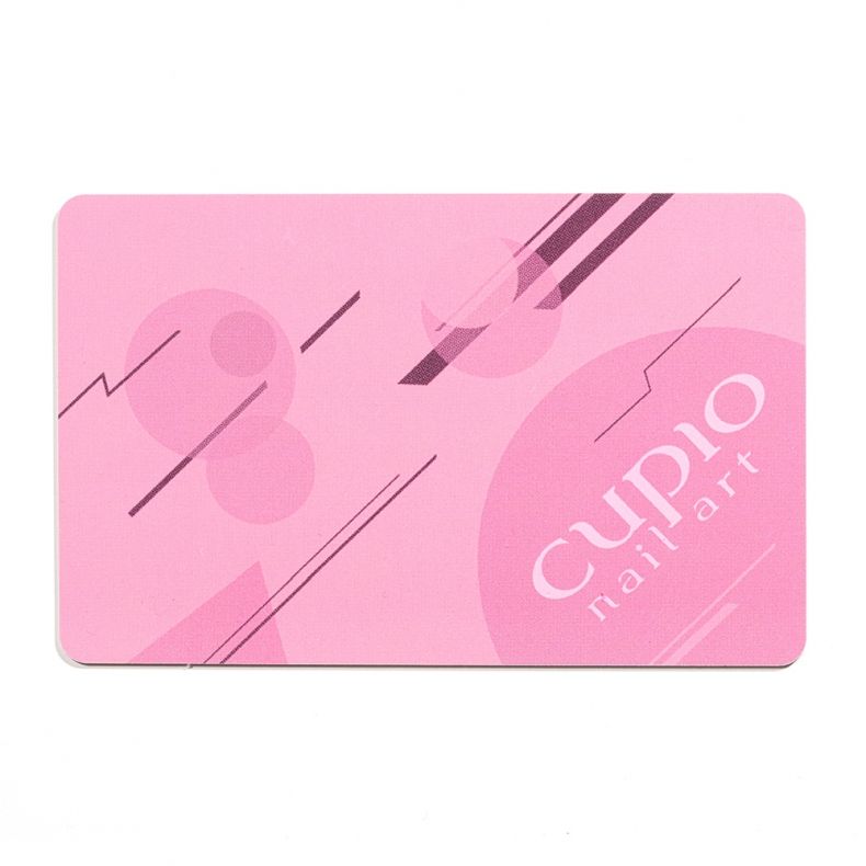 Cupio Nail Art Schablone Rakel Überschussentferner - Pink