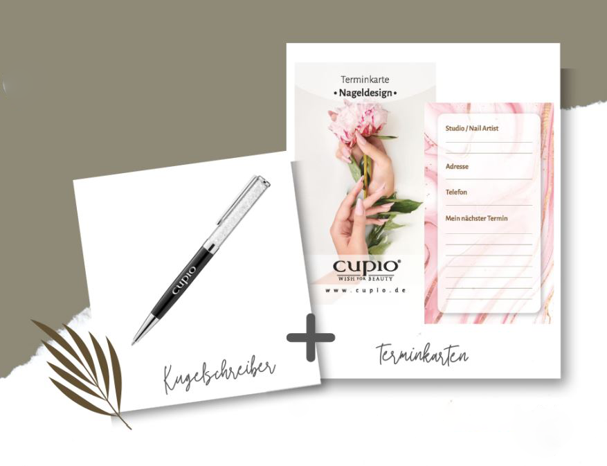 Cupio Terminkarten und Kugelschreiber-Set