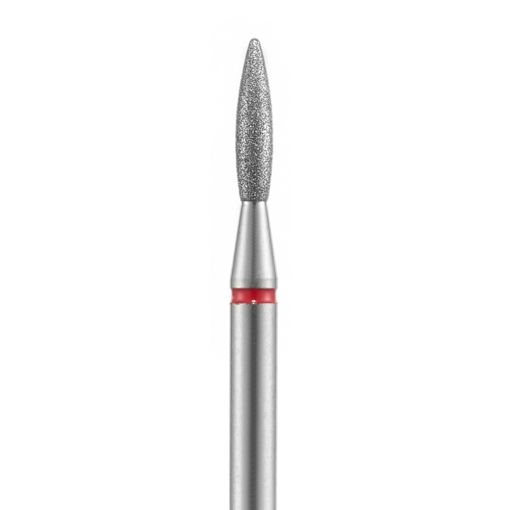 Nail Fräser mit diamantierter Spitze und silbernem Griff für Maniküre