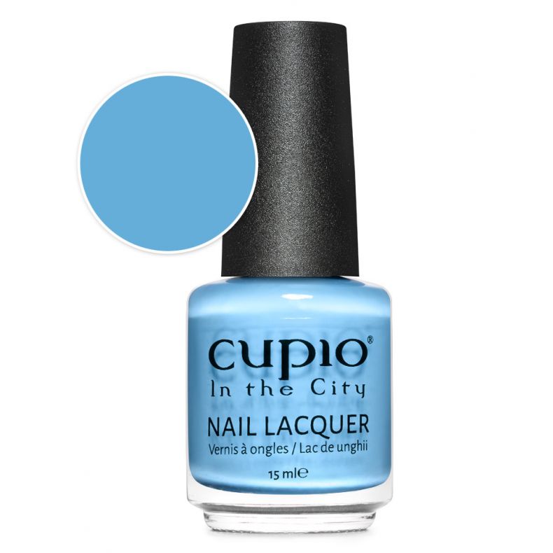 Cupio In the City Nagellack in hellblau mit 15 ml Inhalt