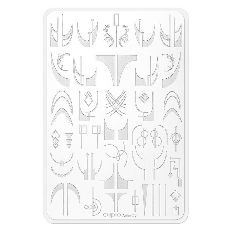 Cupio Stamping Schablone- The Artist 07