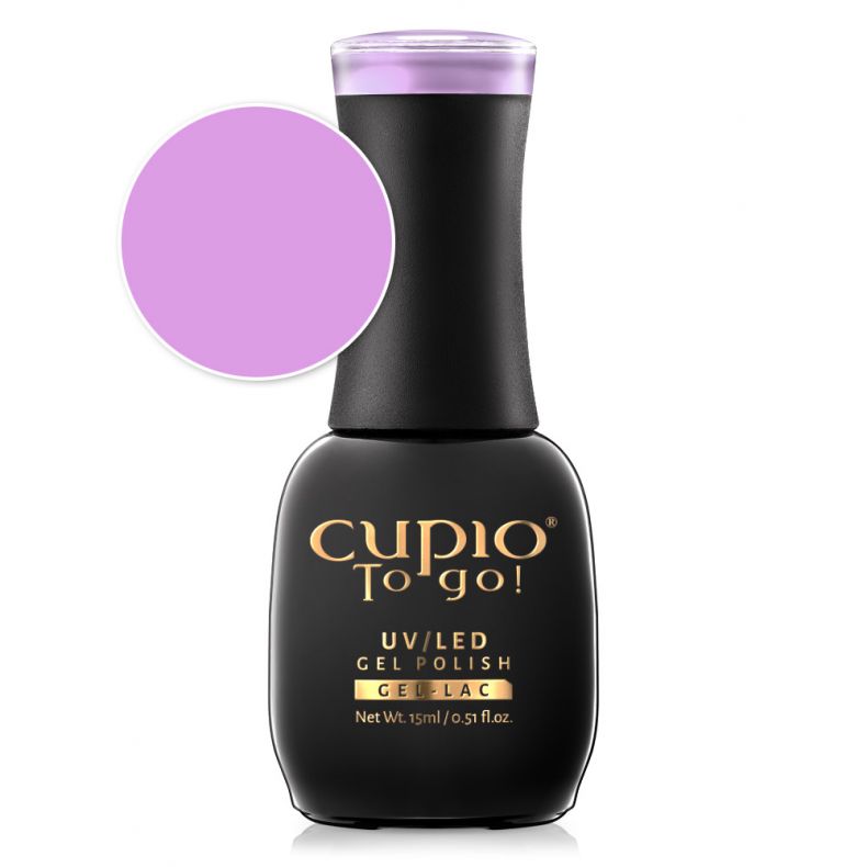 Cupio To go! UV/LED Gel Polish in lila, 15ml Flasche