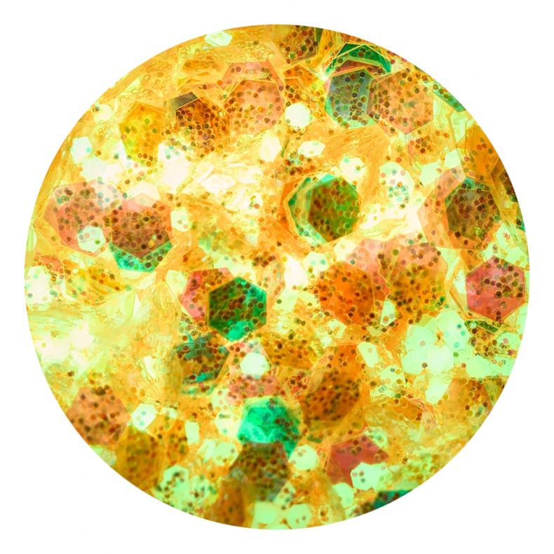 Fluoresziender Glitzer Luminous Nights Gold