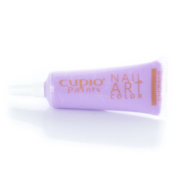 Lila Tube mit Cupio Nail Art Farbe für individuelle Nailart