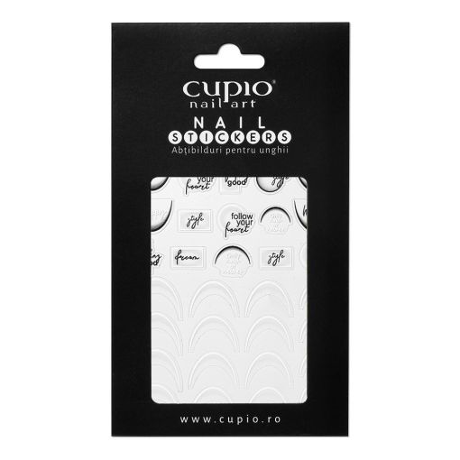 Cupio French Nagelsticker – All White