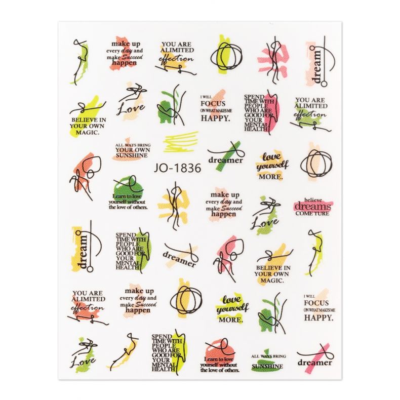 Cupio Sticker für Nägel JO-1836