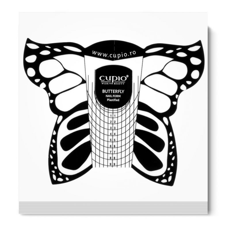 Cupio Schablonen plastifiziert - Schmetterling 50 Stk.