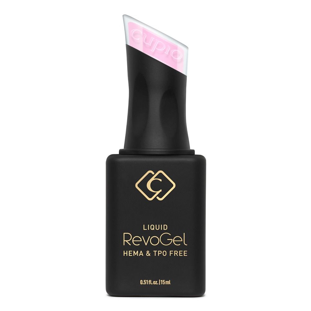 Schwarze 15-ml-Flasche Cupio Liquid RevoGel HEMA & TPO Free, flüssiges Aufbaugel für professionelle Nagelmodellage