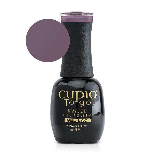 Flasche mit Cupio To Go! UV/LED Gel Polish in lila, 15 ml