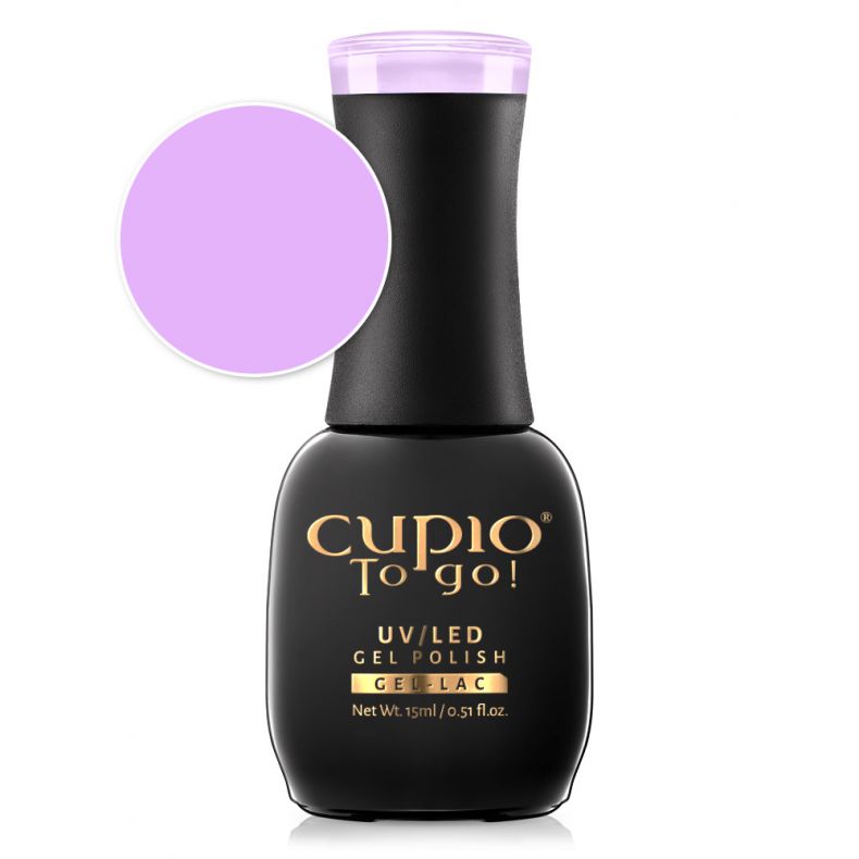 Flasche mit lila UV/LED Gel Nagellack von Cupio To Go! 15 ml