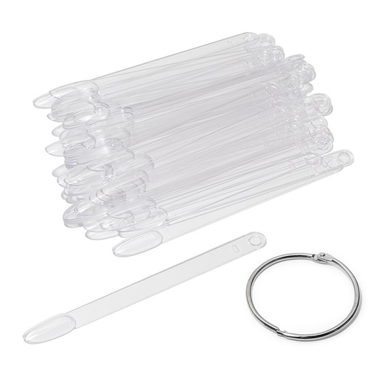 Cupio Ovale Tips Übungsset 50 Stk. transparent