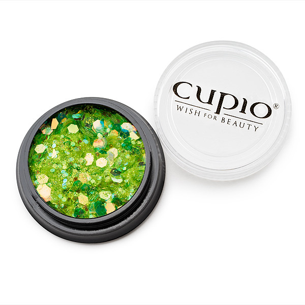 Cupio Pailletten Neon Lime