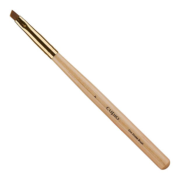 Cupio One Stroke Pinsel mit flacher Bürste und Holzgriff