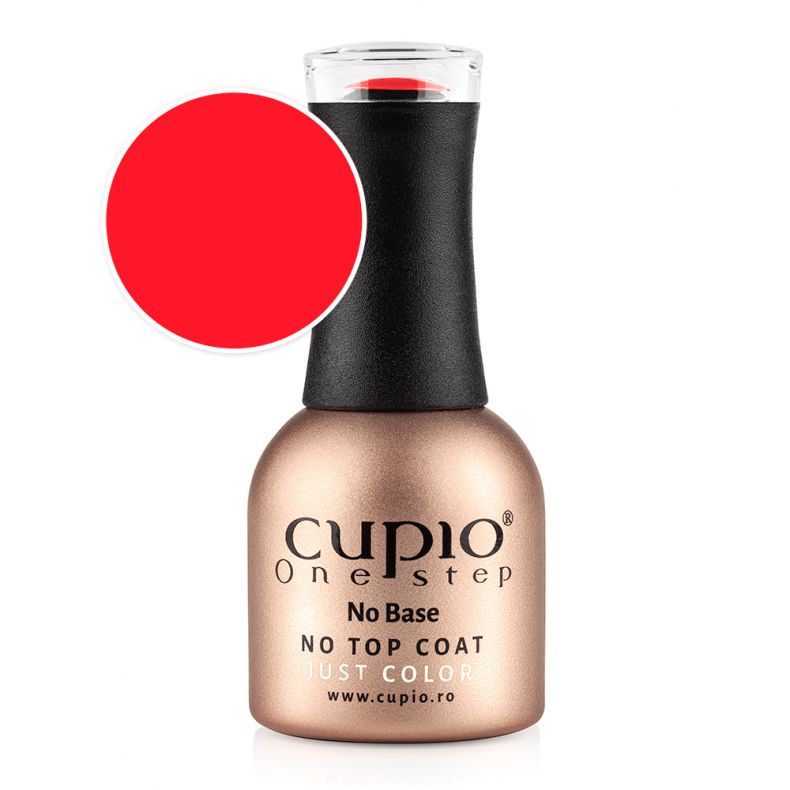 Cupio One Step Easy Off Gellack - Coral Red 12 ml