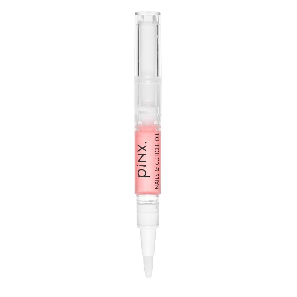 piNX Nagelöl in transparentem Stift mit rosa Inhalt