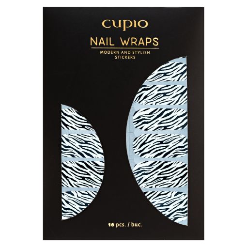 Cupio Nagel Sticker Nail Wrap – Wild Zebra