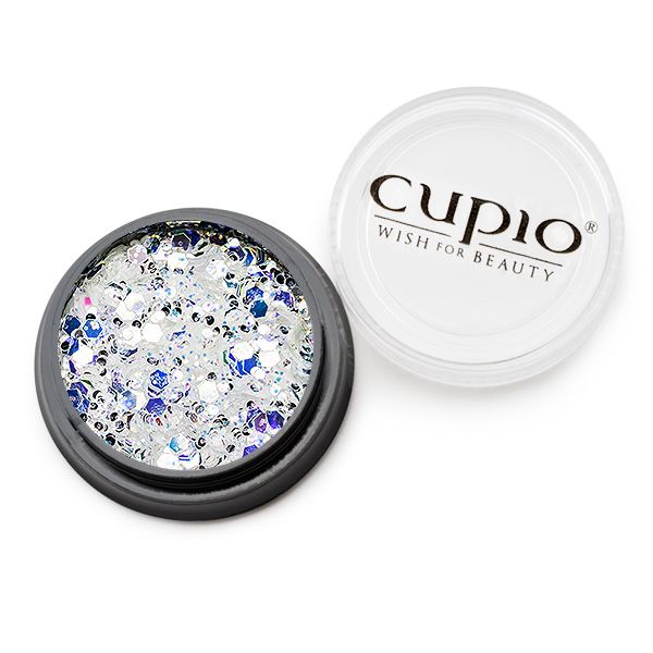 Cupio Glitzer in runder Dose für Nageldesign und kreative Nailart