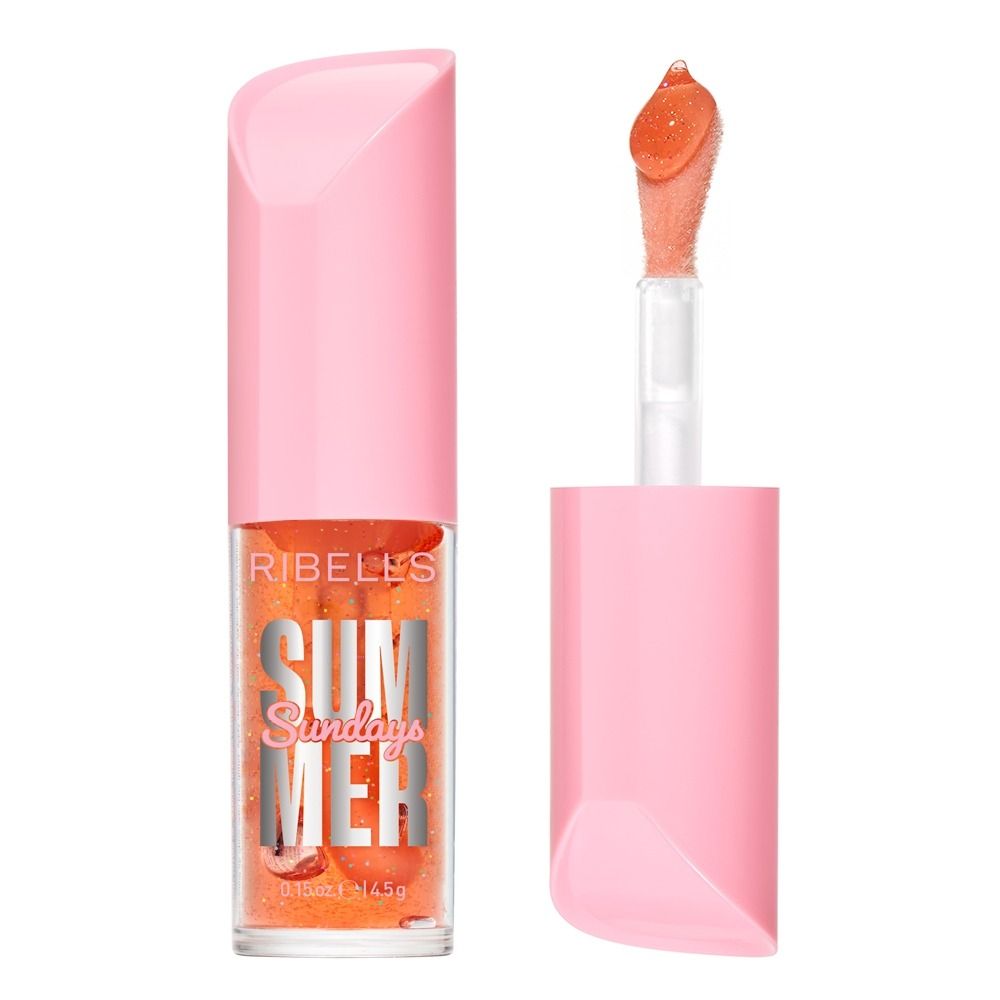 RIBELLE'S Summer Sundays Lipgloss mit funkelndem Finish und Applikator